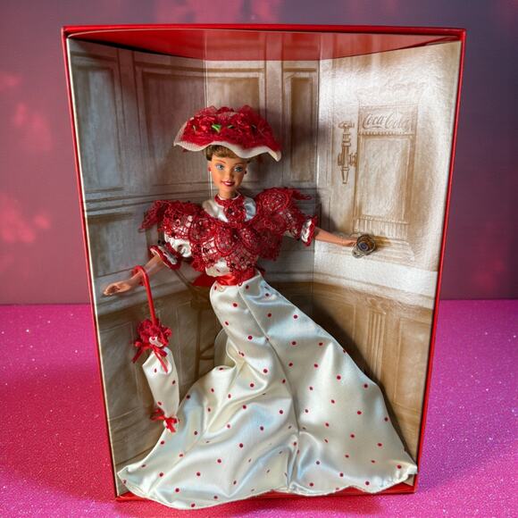 Mattel Other - Soda Fountain Sweetheart Barbie Doll 1996 CocaCola Fashion Classic Series Mattel